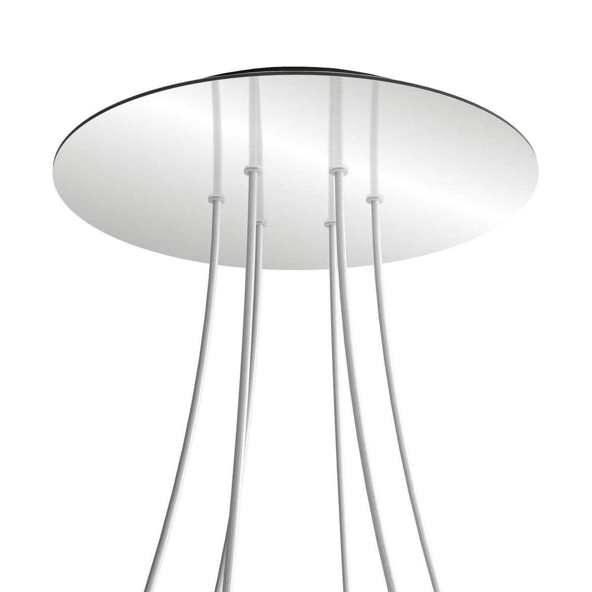 Kruhový stropní baldachýn Rose-One System - průměr 400 mm, kovový materiál