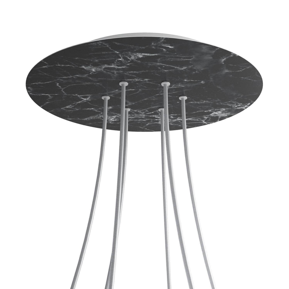 Kruhový stropní baldachýn Rose-One System - průměr 400 mm, kovový materiál