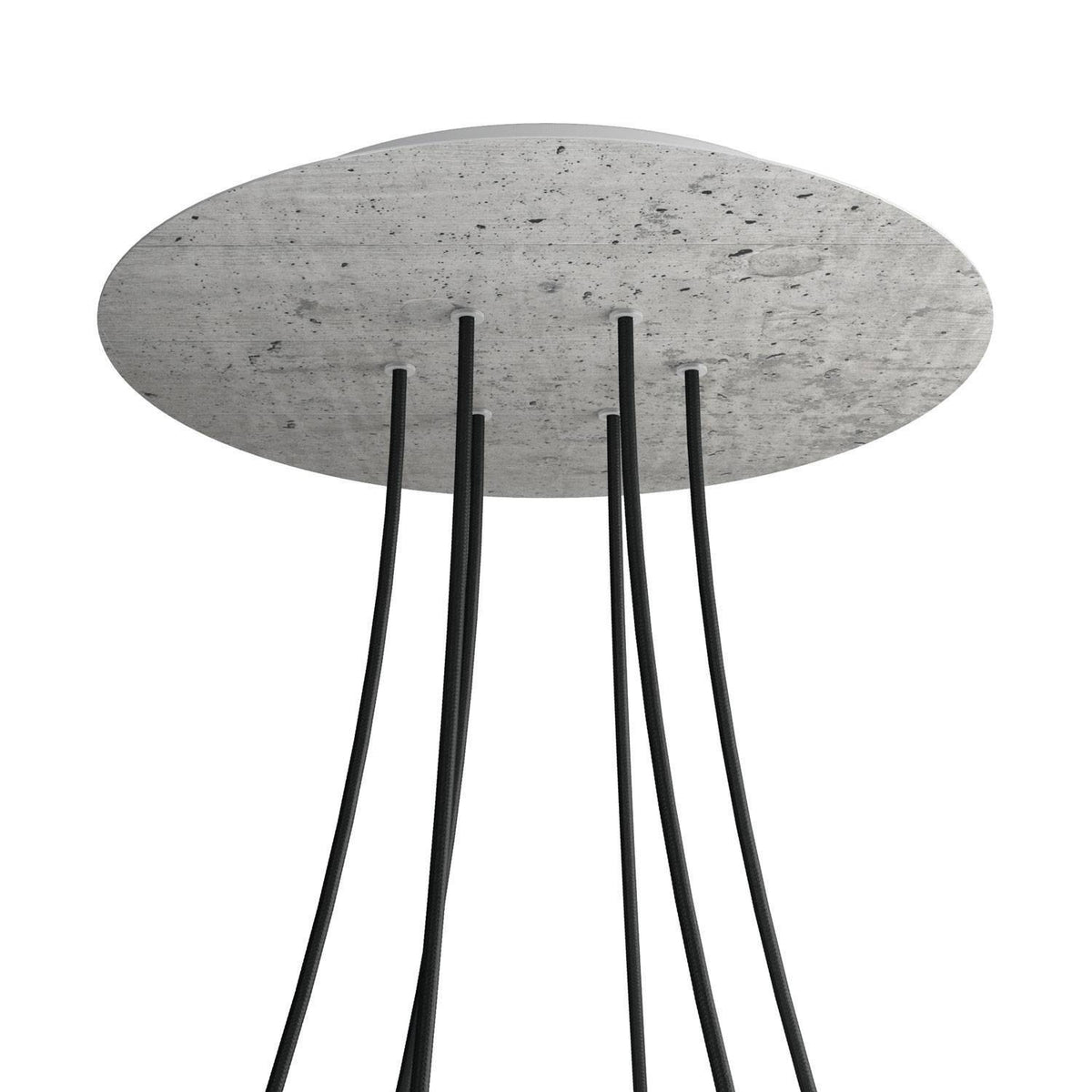 Kruhový stropní baldachýn Rose-One System - průměr 400 mm, kovový materiál