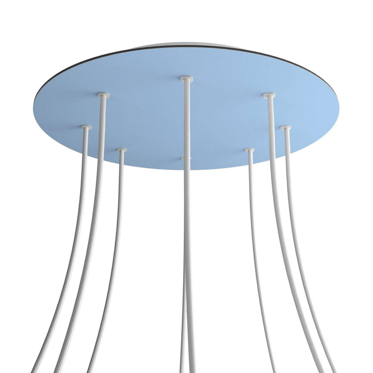 Kruhový stropní baldachýn Rose-One System - průměr 400 mm, kovový materiál