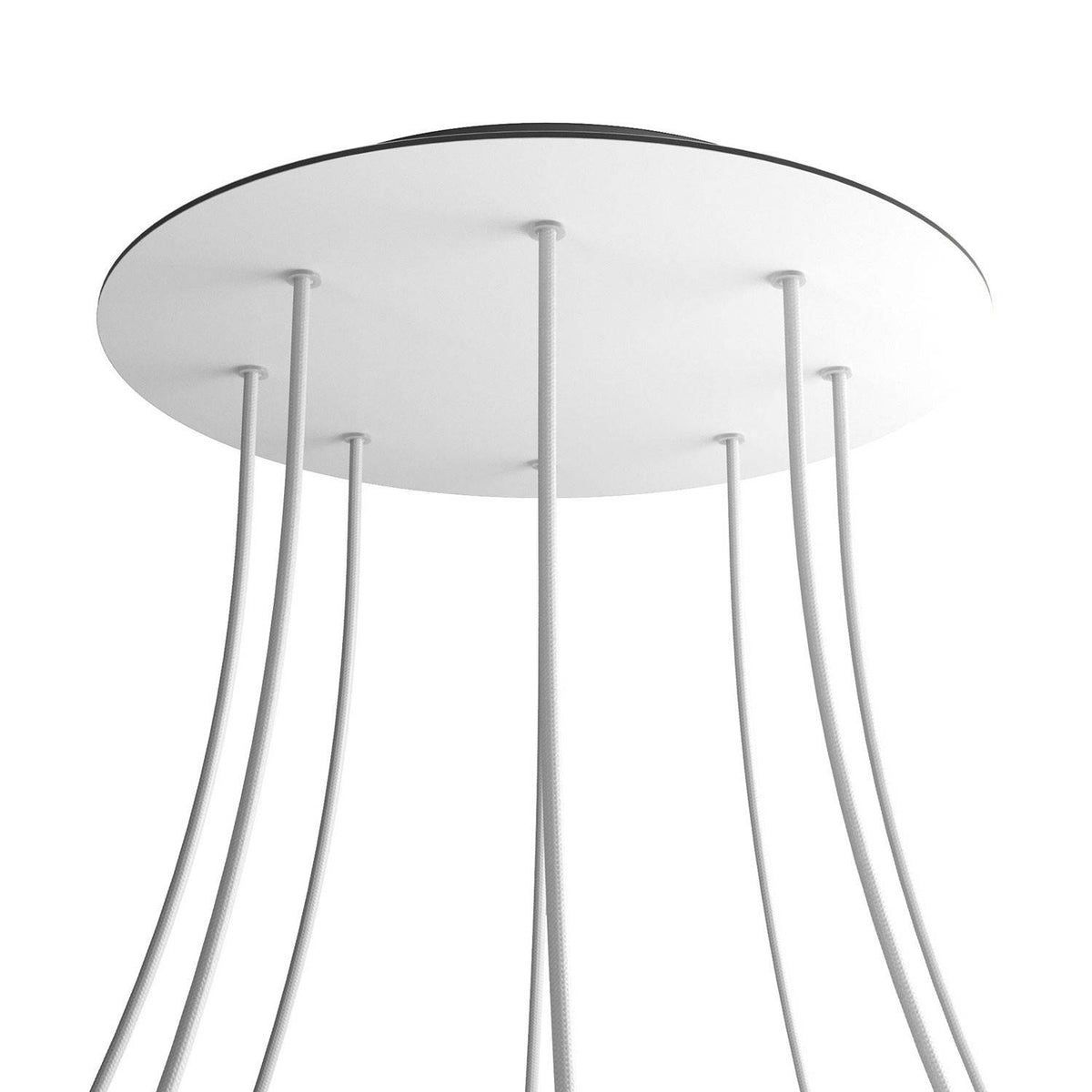 Kruhový stropní baldachýn Rose-One System - průměr 400 mm, kovový materiál