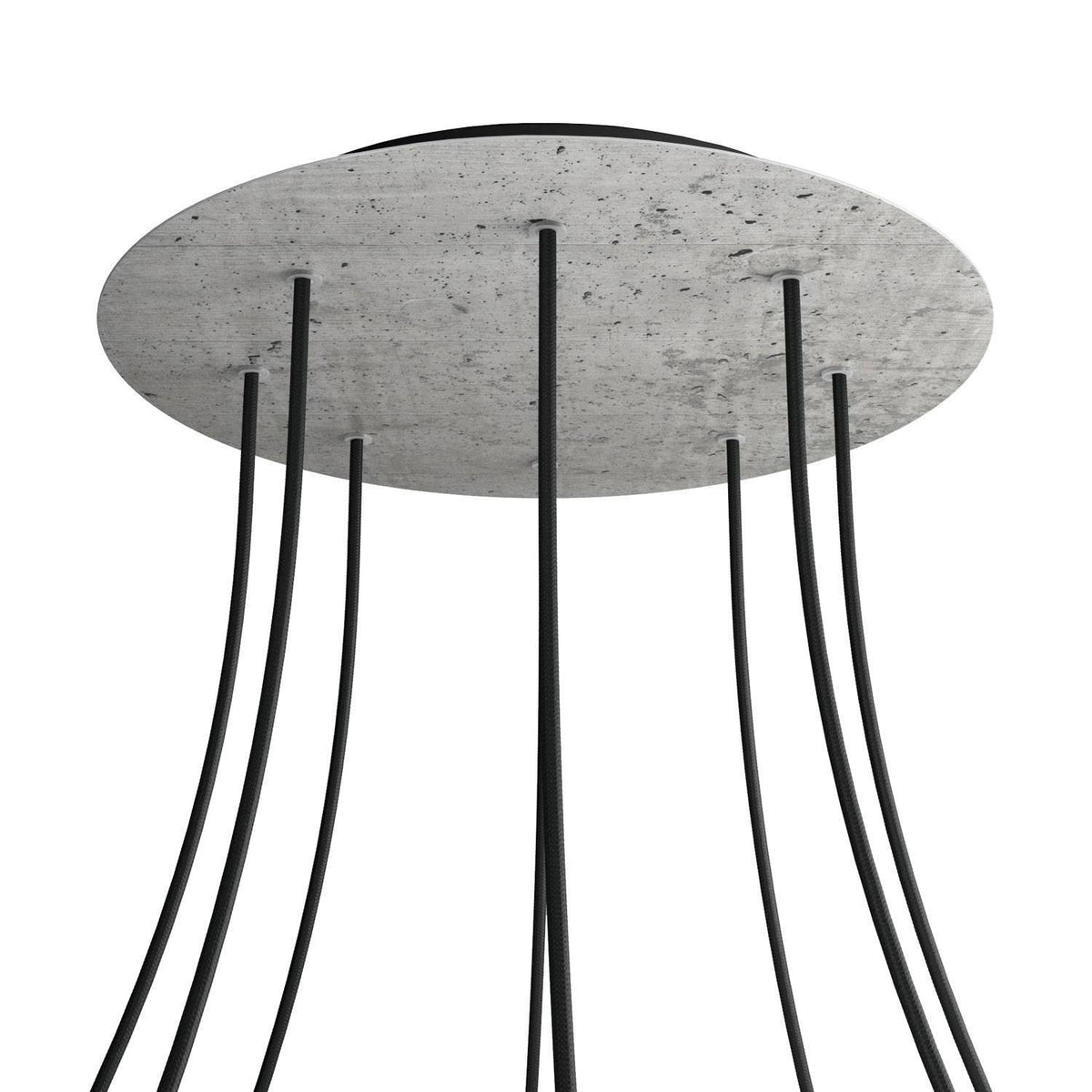 Kruhový stropní baldachýn Rose-One System - průměr 400 mm, kovový materiál