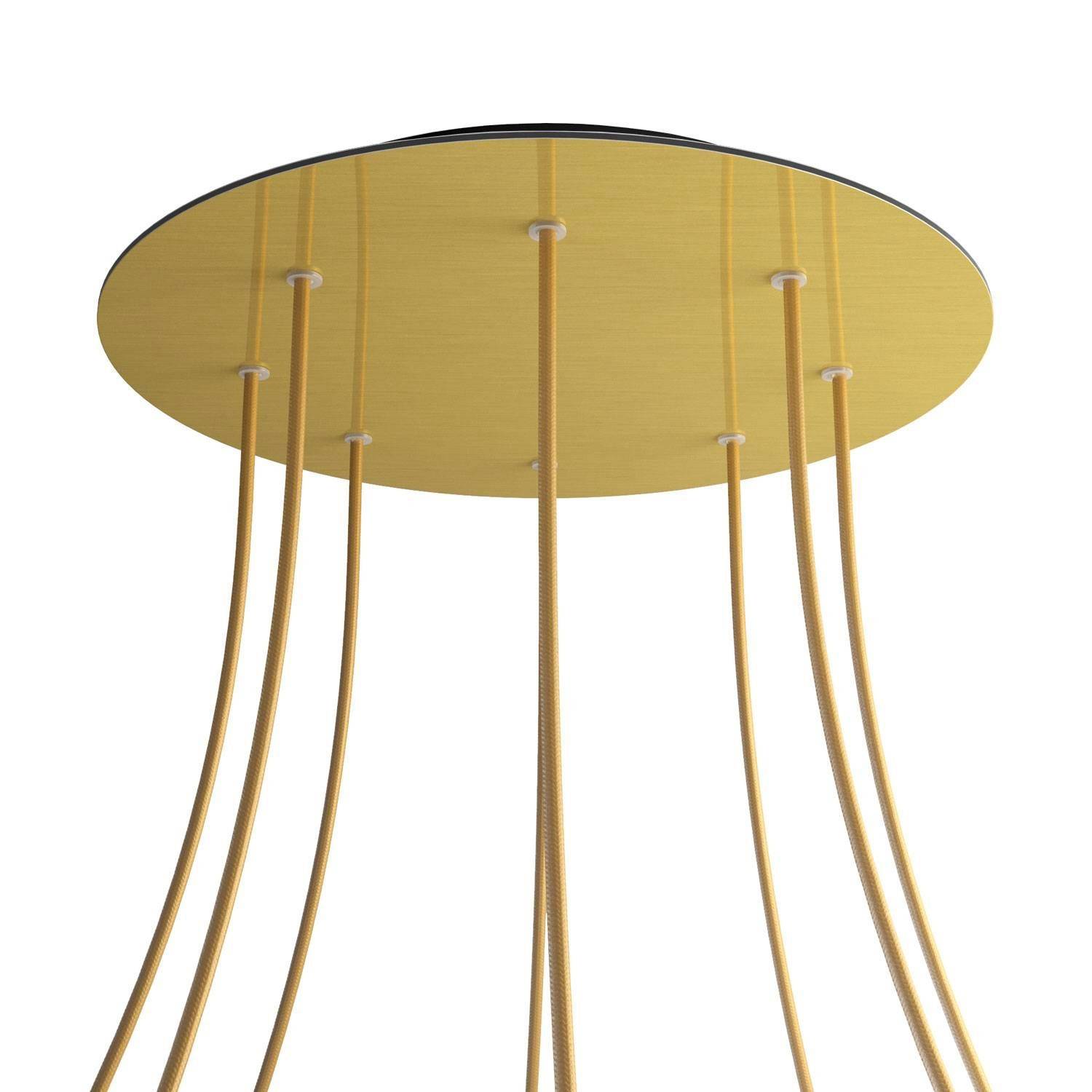 Kruhový stropní baldachýn Rose-One System - průměr 400 mm, kovový materiál