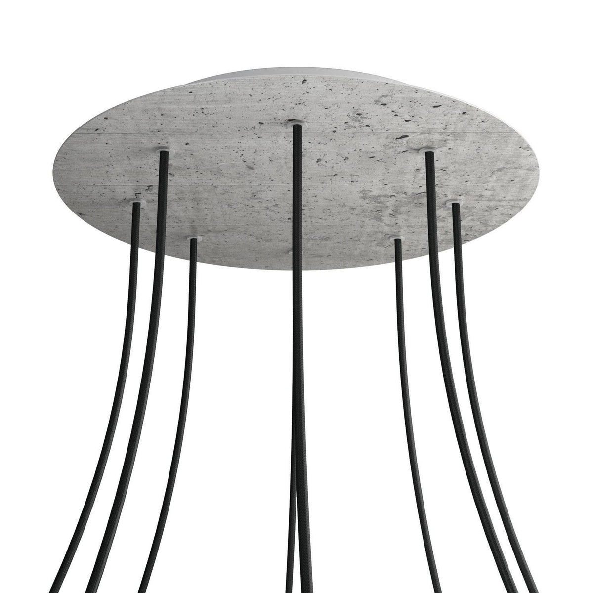 Kruhový stropní baldachýn Rose-One System - průměr 400 mm, kovový materiál