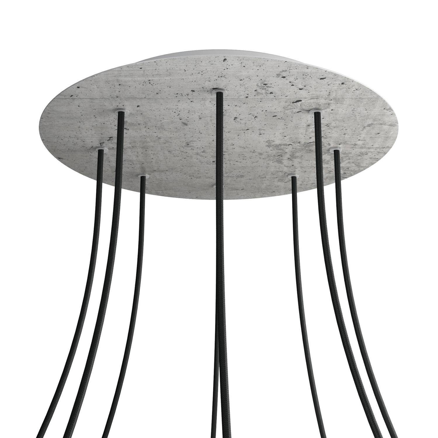 Kruhový stropní baldachýn Rose-One System - průměr 400 mm, kovový materiál