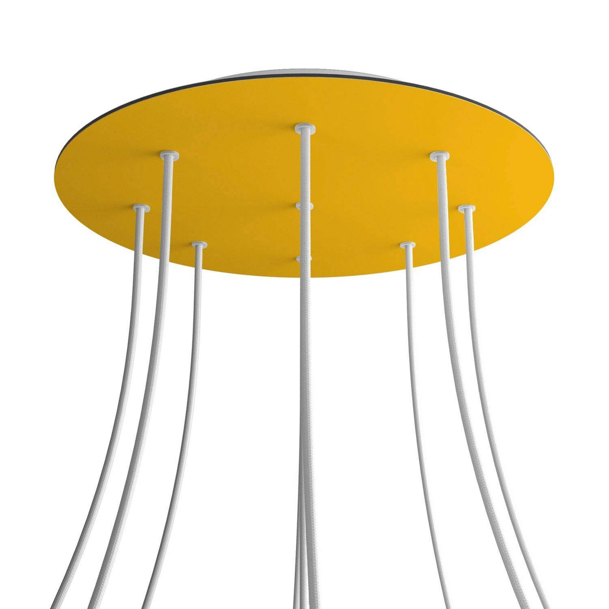 Kruhový stropní baldachýn Rose-One System - průměr 400 mm, kovový materiál