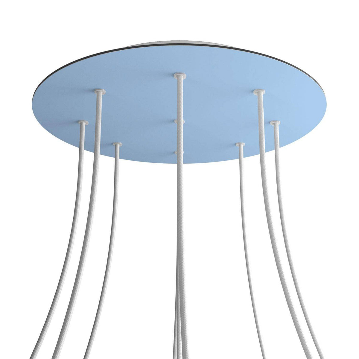 Kruhový stropní baldachýn Rose-One System - průměr 400 mm, kovový materiál