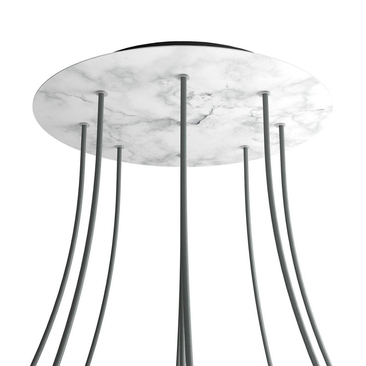 Kruhový stropní baldachýn Rose-One System - průměr 400 mm, kovový materiál