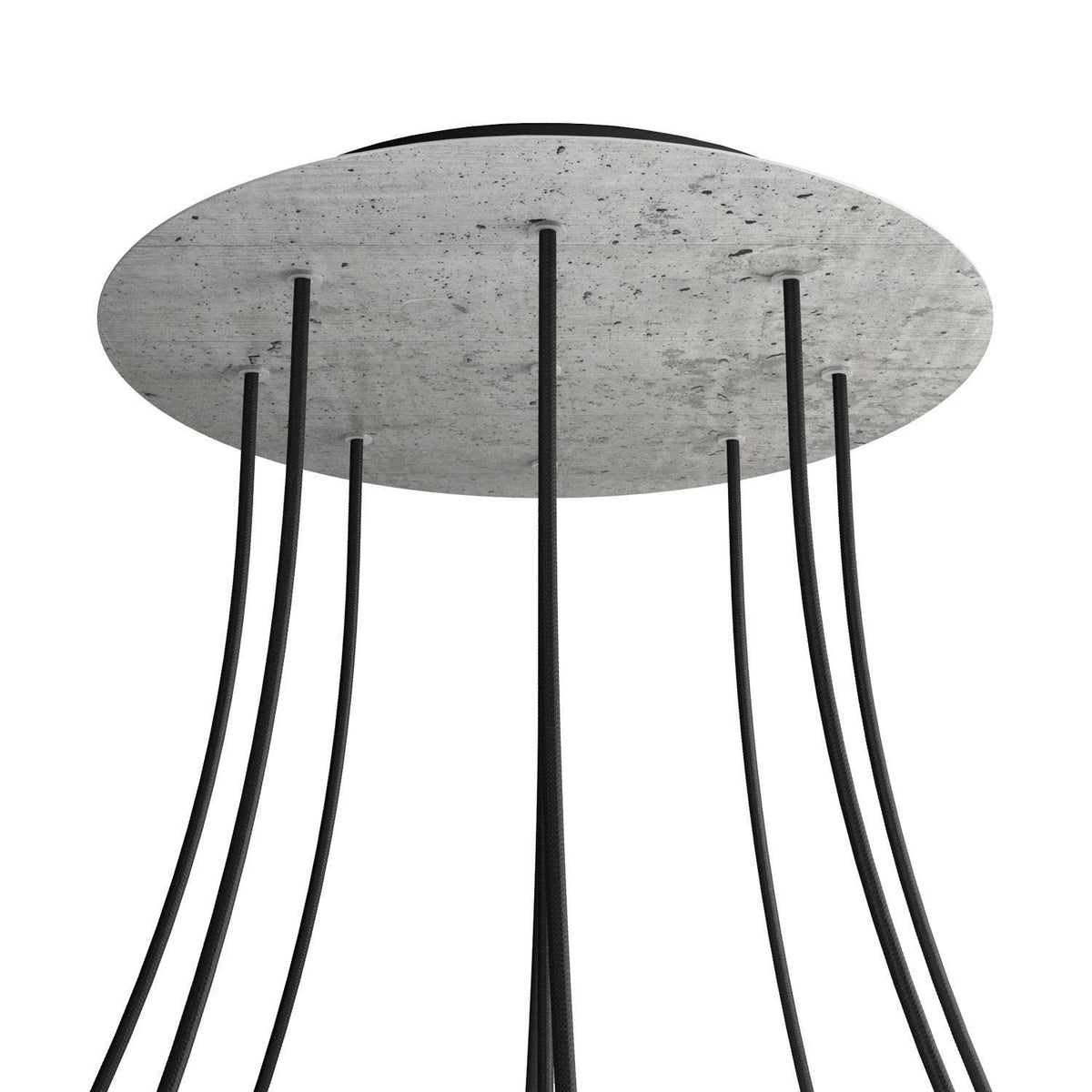 Kruhový stropní baldachýn Rose-One System - průměr 400 mm, kovový materiál