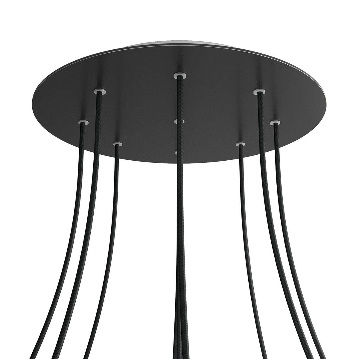 Kruhový stropní baldachýn Rose-One System - průměr 400 mm, kovový materiál