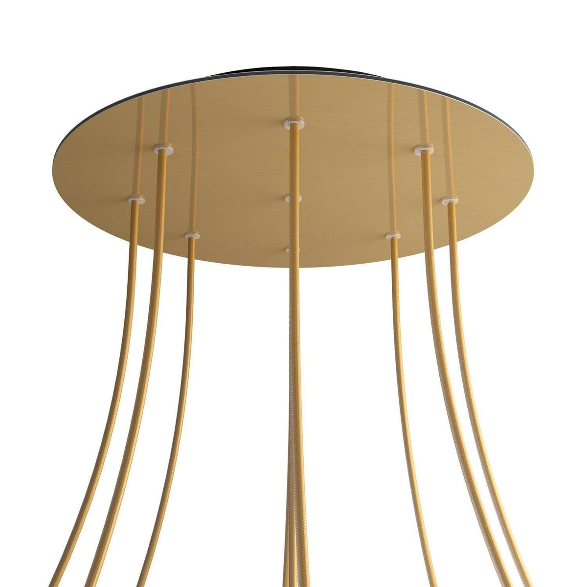 Kruhový stropní baldachýn Rose-One System - průměr 400 mm, kovový materiál