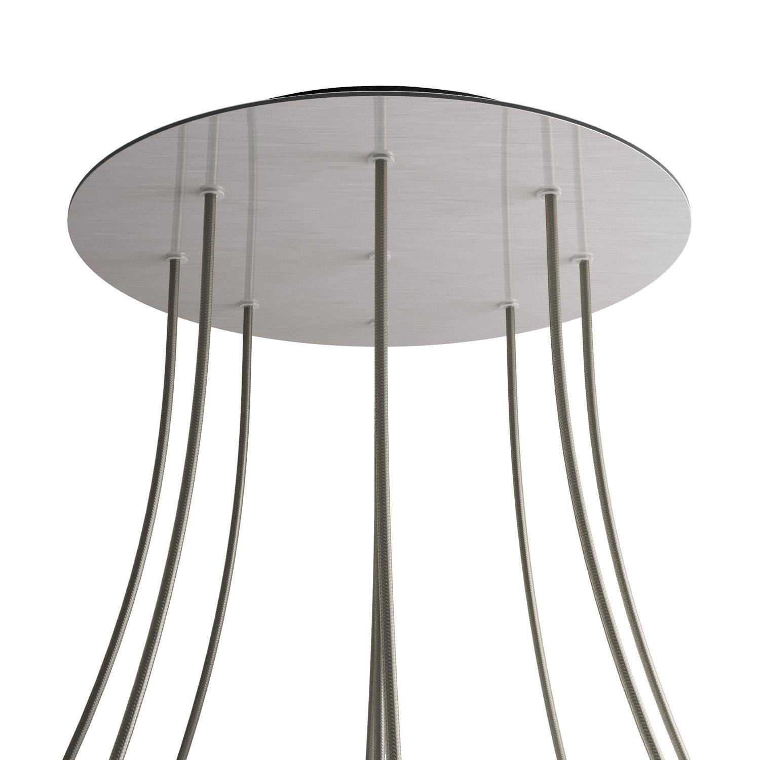 Kruhový stropní baldachýn Rose-One System - průměr 400 mm, kovový materiál
