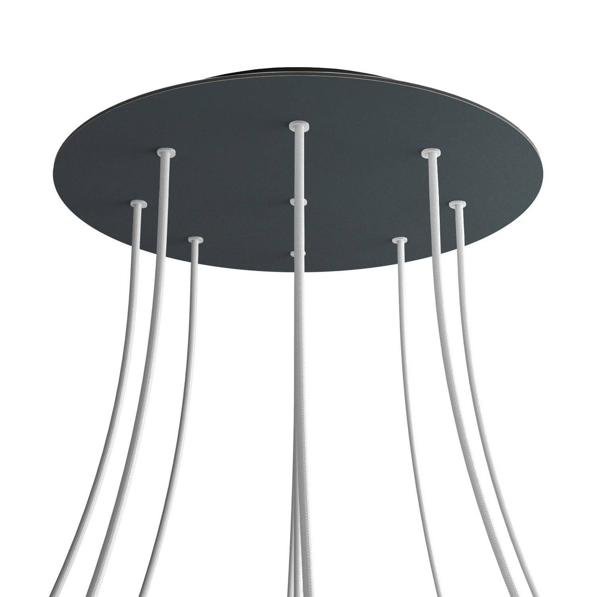 Kruhový stropní baldachýn Rose-One System - průměr 400 mm, kovový materiál