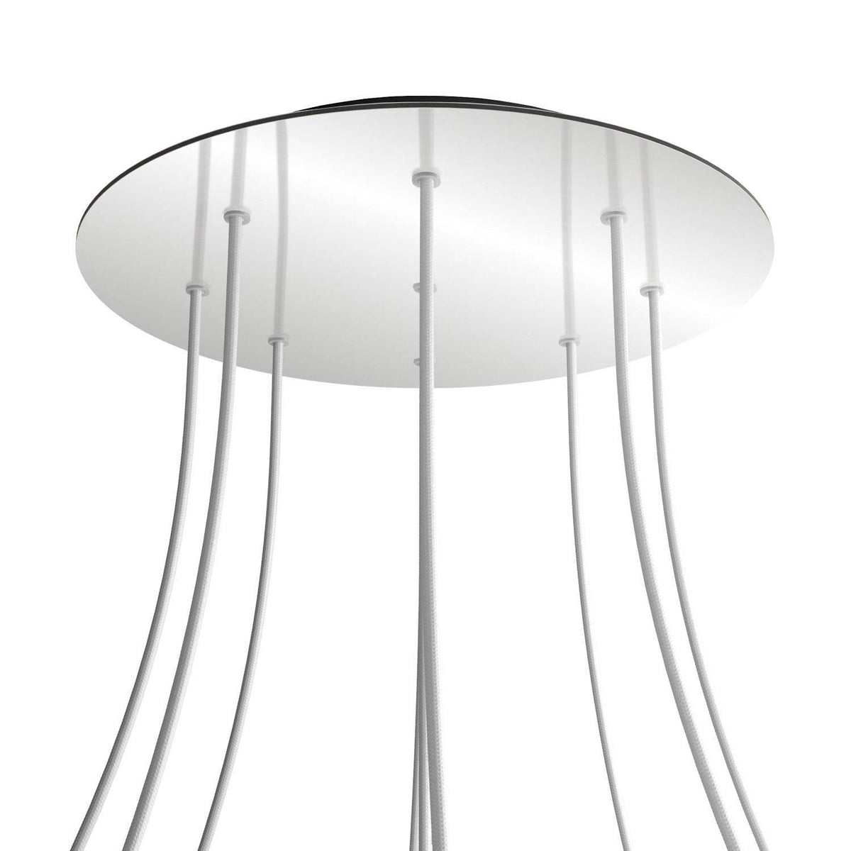 Kruhový stropní baldachýn Rose-One System - průměr 400 mm, kovový materiál