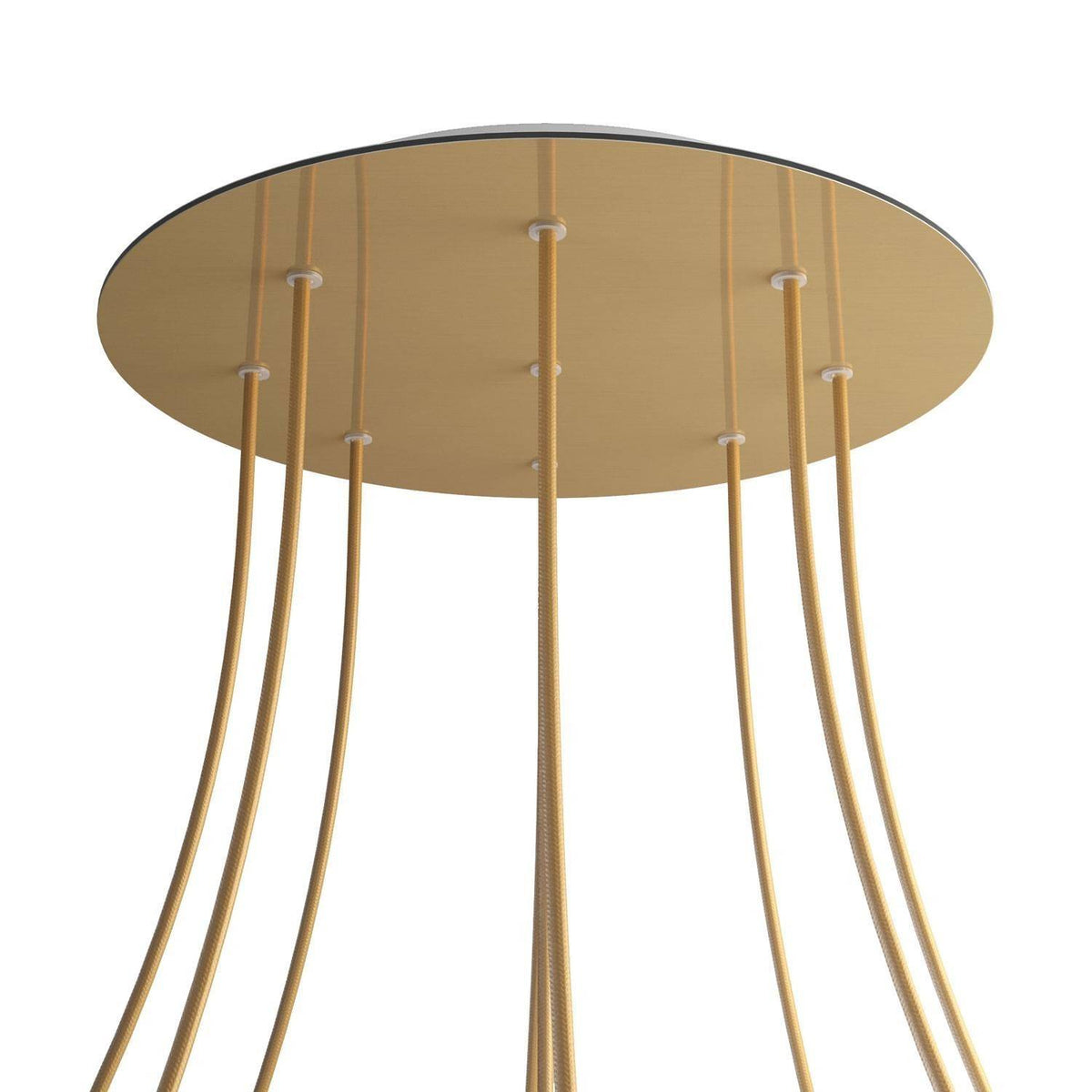 Kruhový stropní baldachýn Rose-One System - průměr 400 mm, kovový materiál