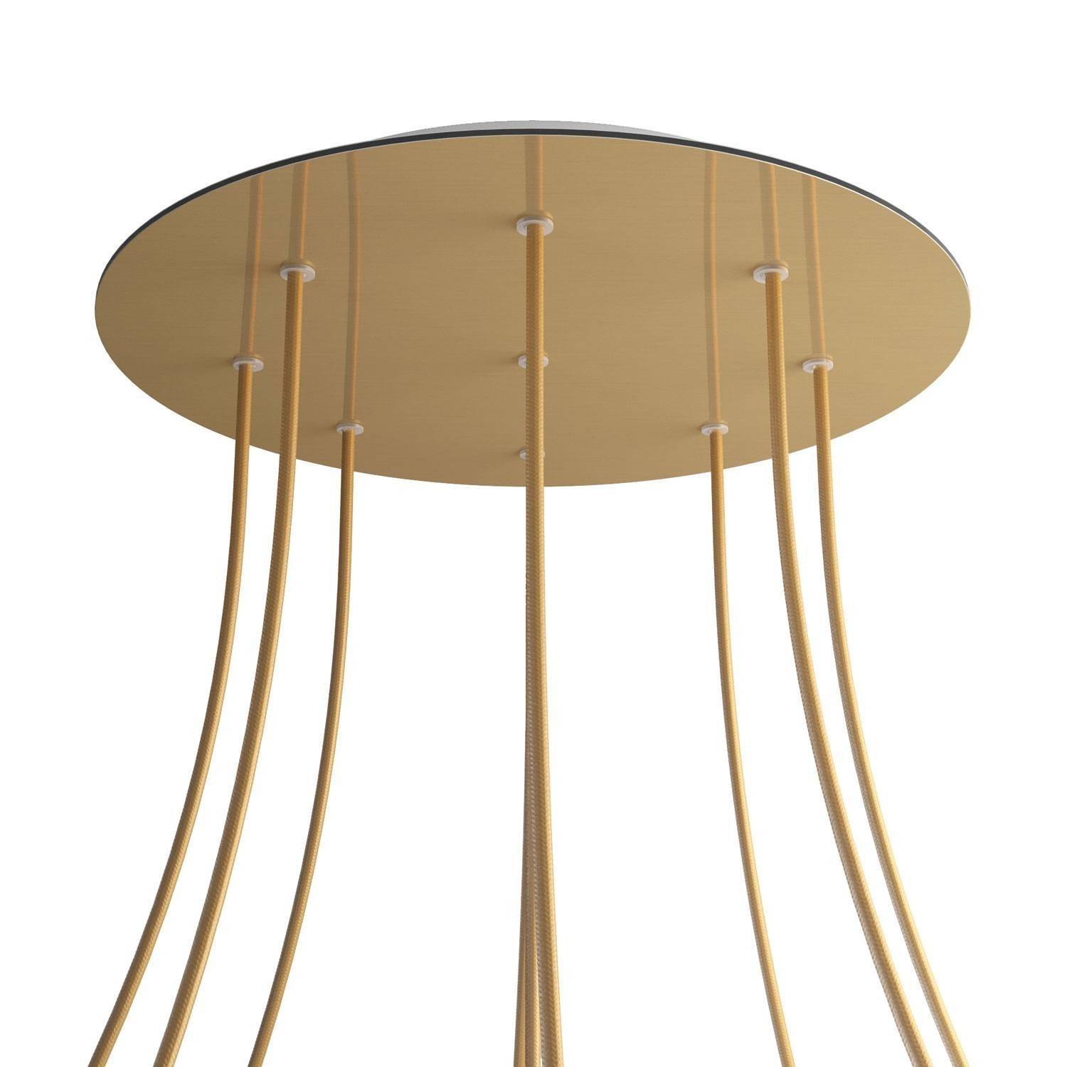 Kruhový stropní baldachýn Rose-One System - průměr 400 mm, kovový materiál