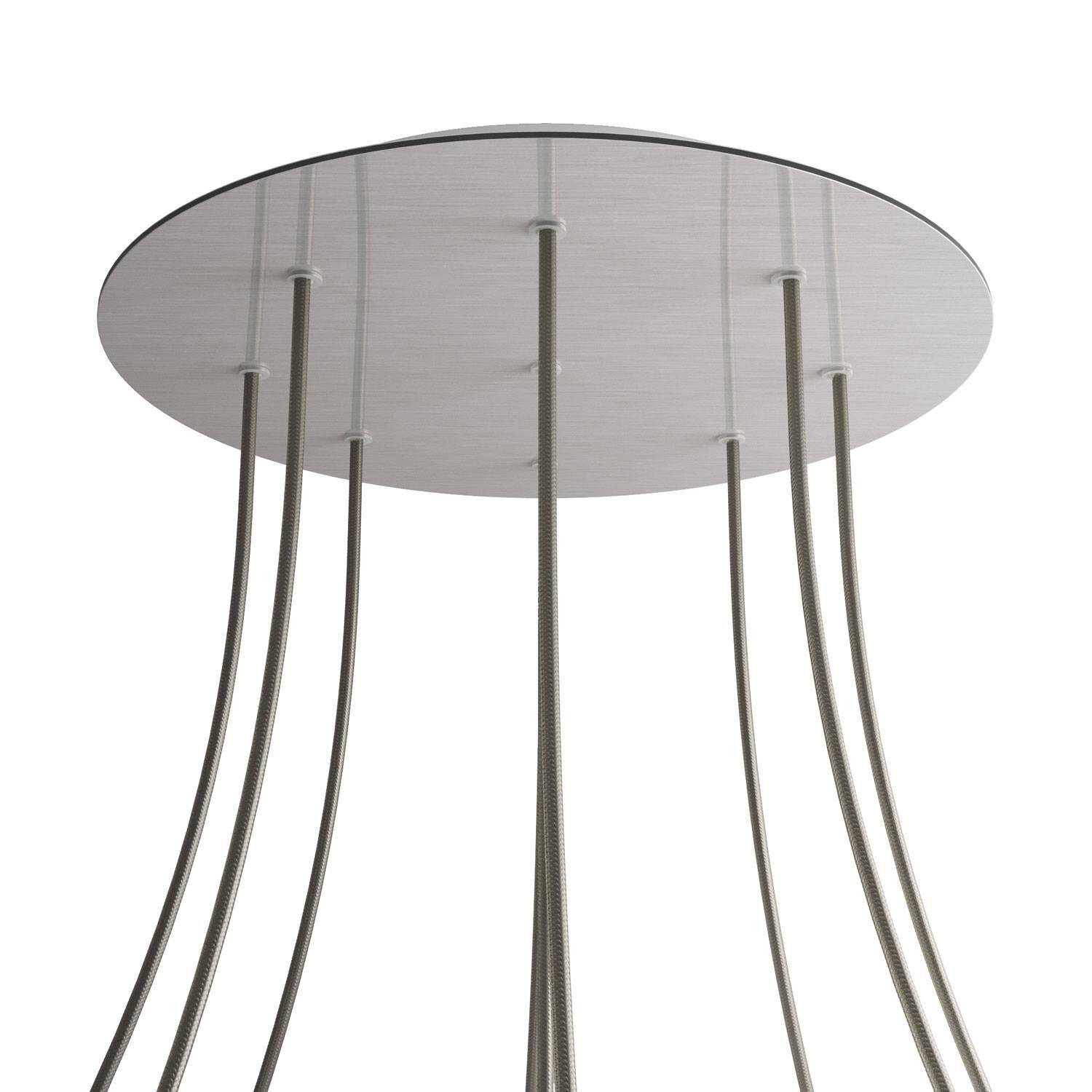 Kruhový stropní baldachýn Rose-One System - průměr 400 mm, kovový materiál
