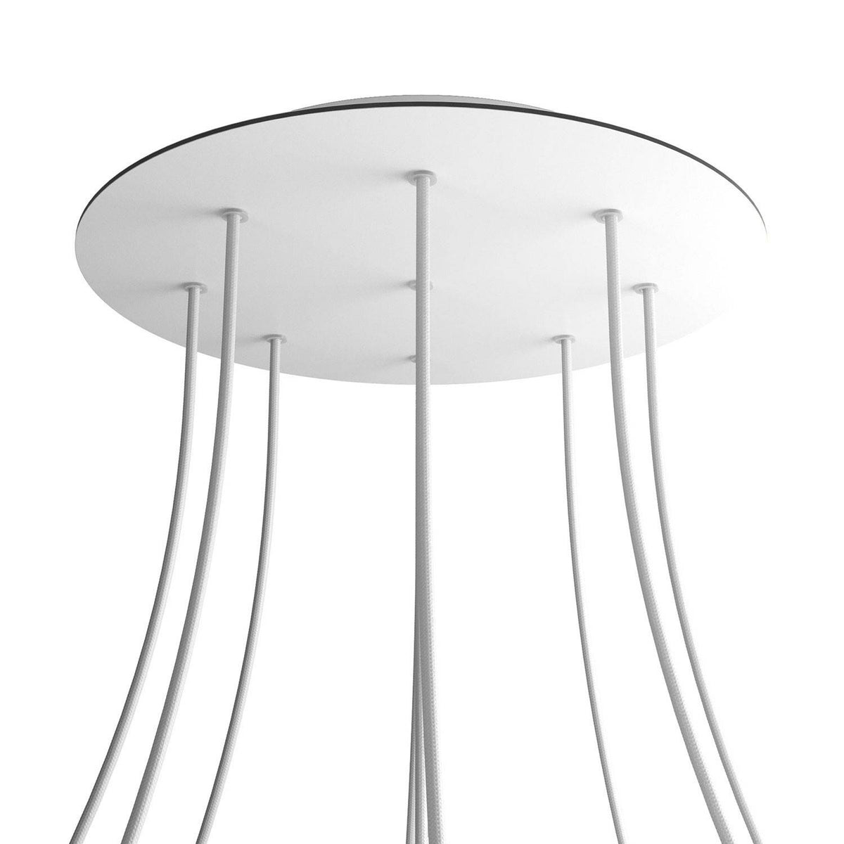Kruhový stropní baldachýn Rose-One System - průměr 400 mm, kovový materiál