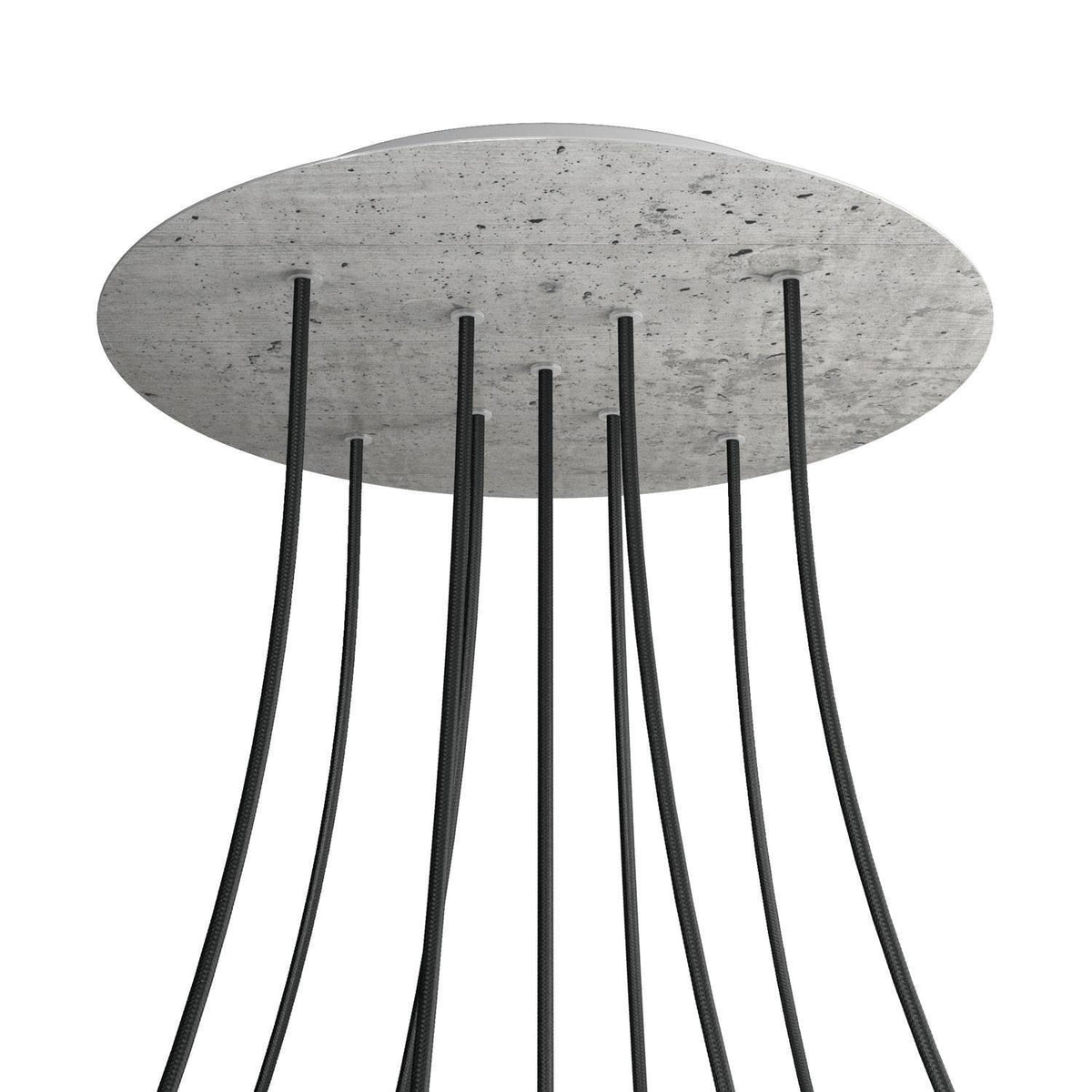 Kruhový stropní baldachýn Rose-One System - průměr 400 mm, kovový materiál