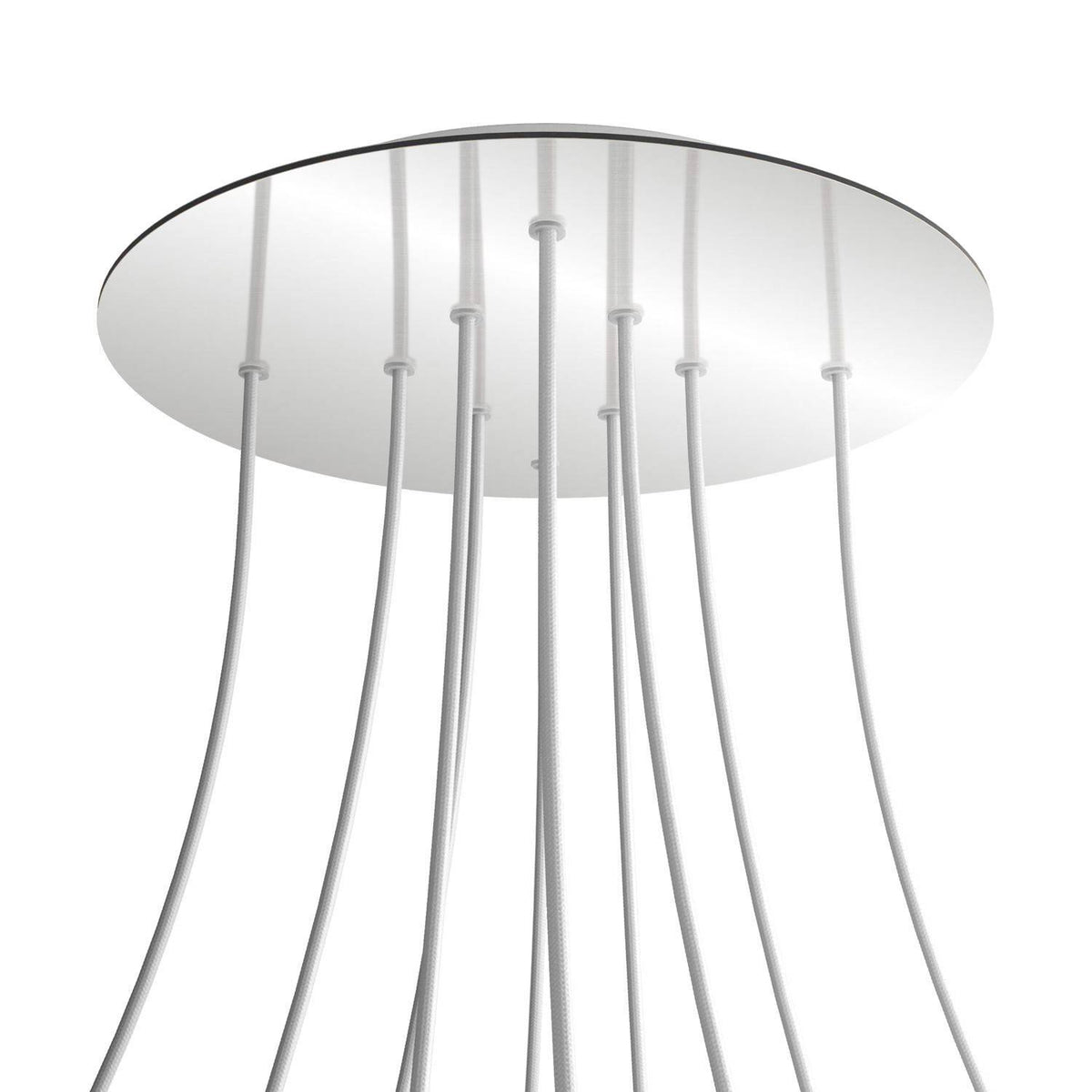 Kruhový stropní baldachýn Rose-One System - průměr 400 mm, kovový materiál