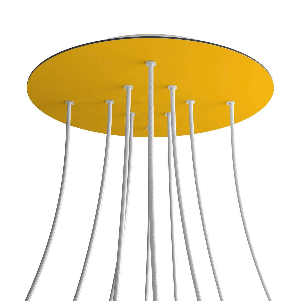 Kruhový stropní baldachýn Rose-One System - průměr 400 mm, kovový materiál