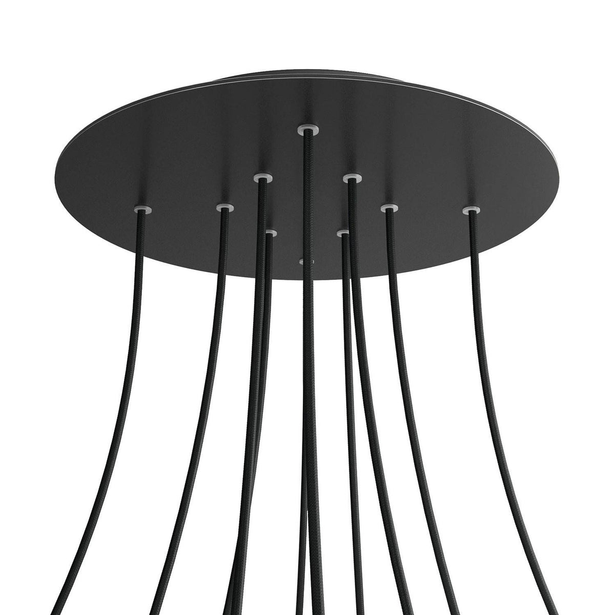 Kruhový stropní baldachýn Rose-One System - průměr 400 mm, kovový materiál