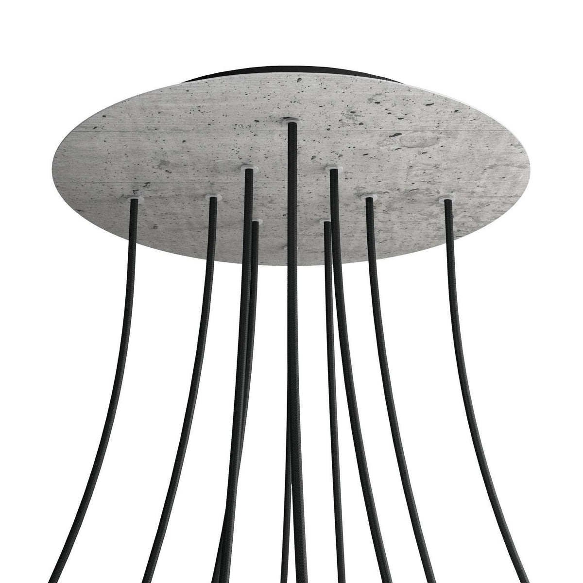 Kruhový stropní baldachýn Rose-One System - průměr 400 mm, kovový materiál