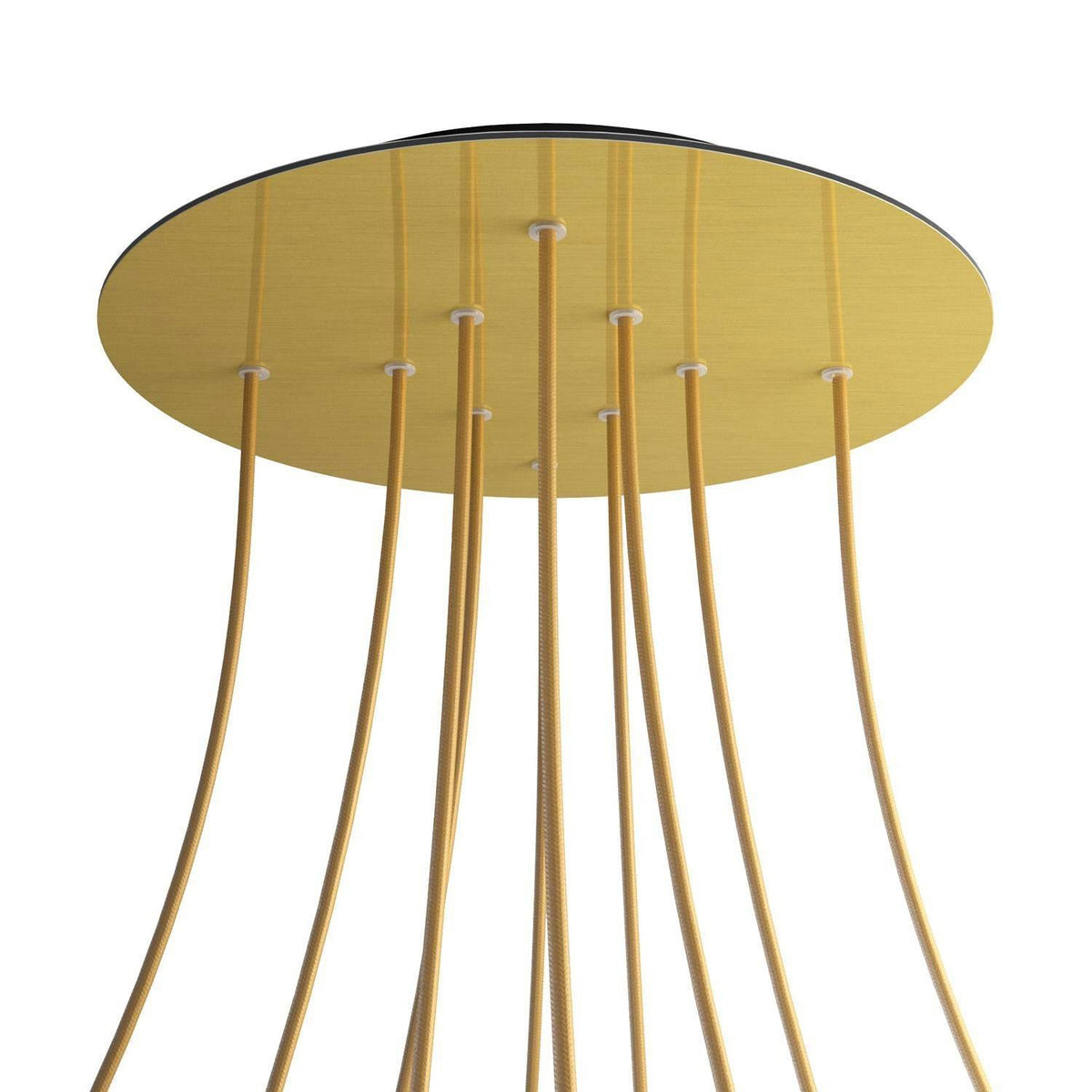 Kruhový stropní baldachýn Rose-One System - průměr 400 mm, kovový materiál