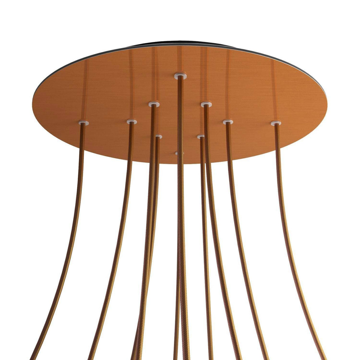 Kruhový stropní baldachýn Rose-One System - průměr 400 mm, kovový materiál