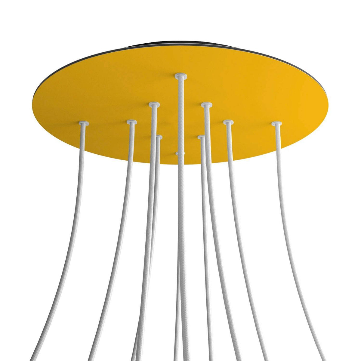 Kruhový stropní baldachýn Rose-One System - průměr 400 mm, kovový materiál