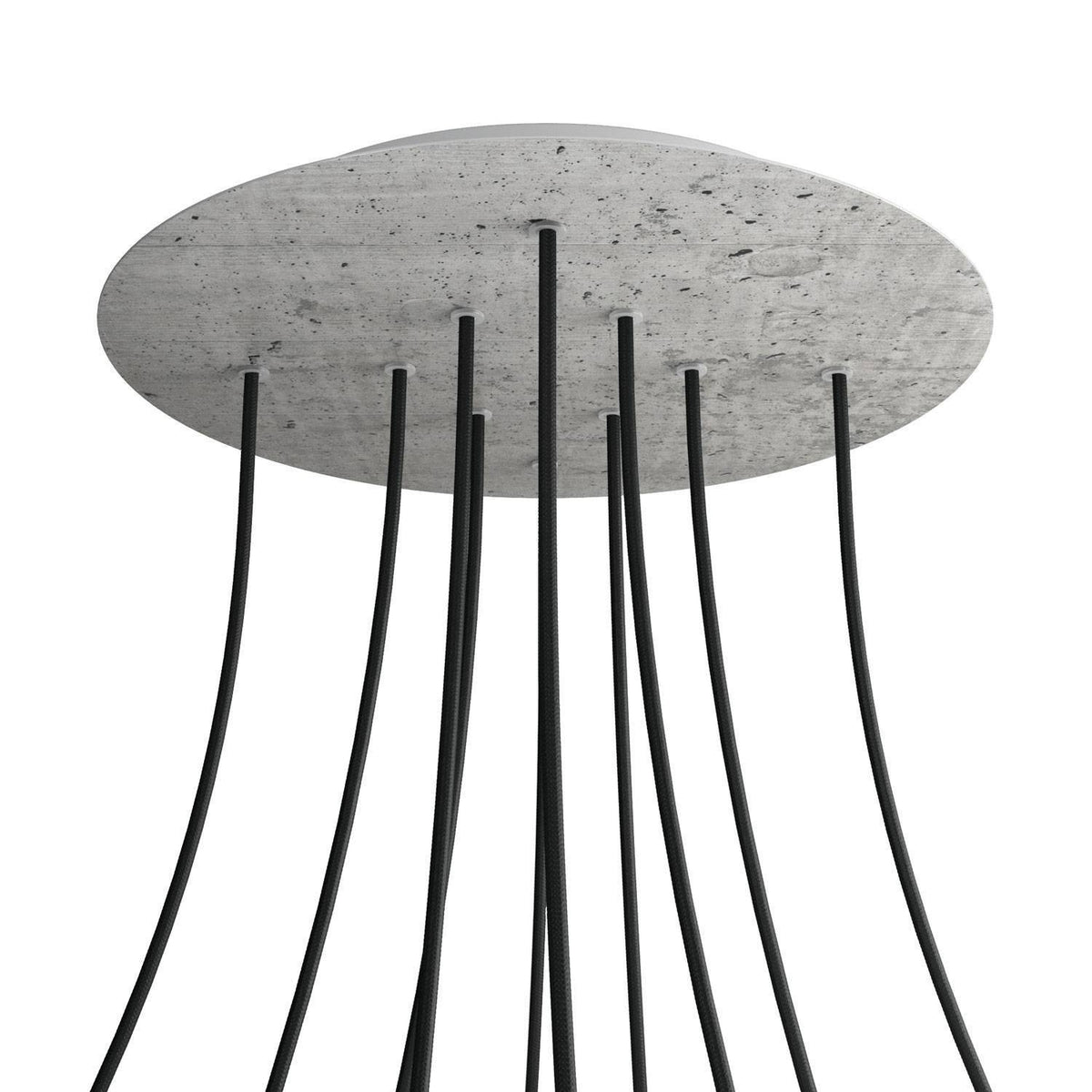 Kruhový stropní baldachýn Rose-One System - průměr 400 mm, kovový materiál