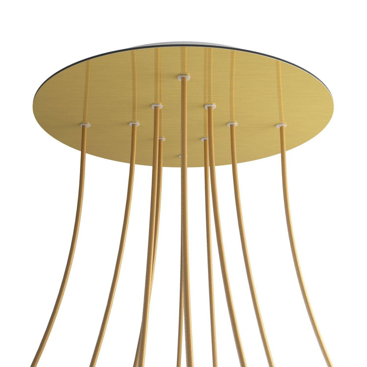 Kruhový stropní baldachýn Rose-One System - průměr 400 mm, kovový materiál