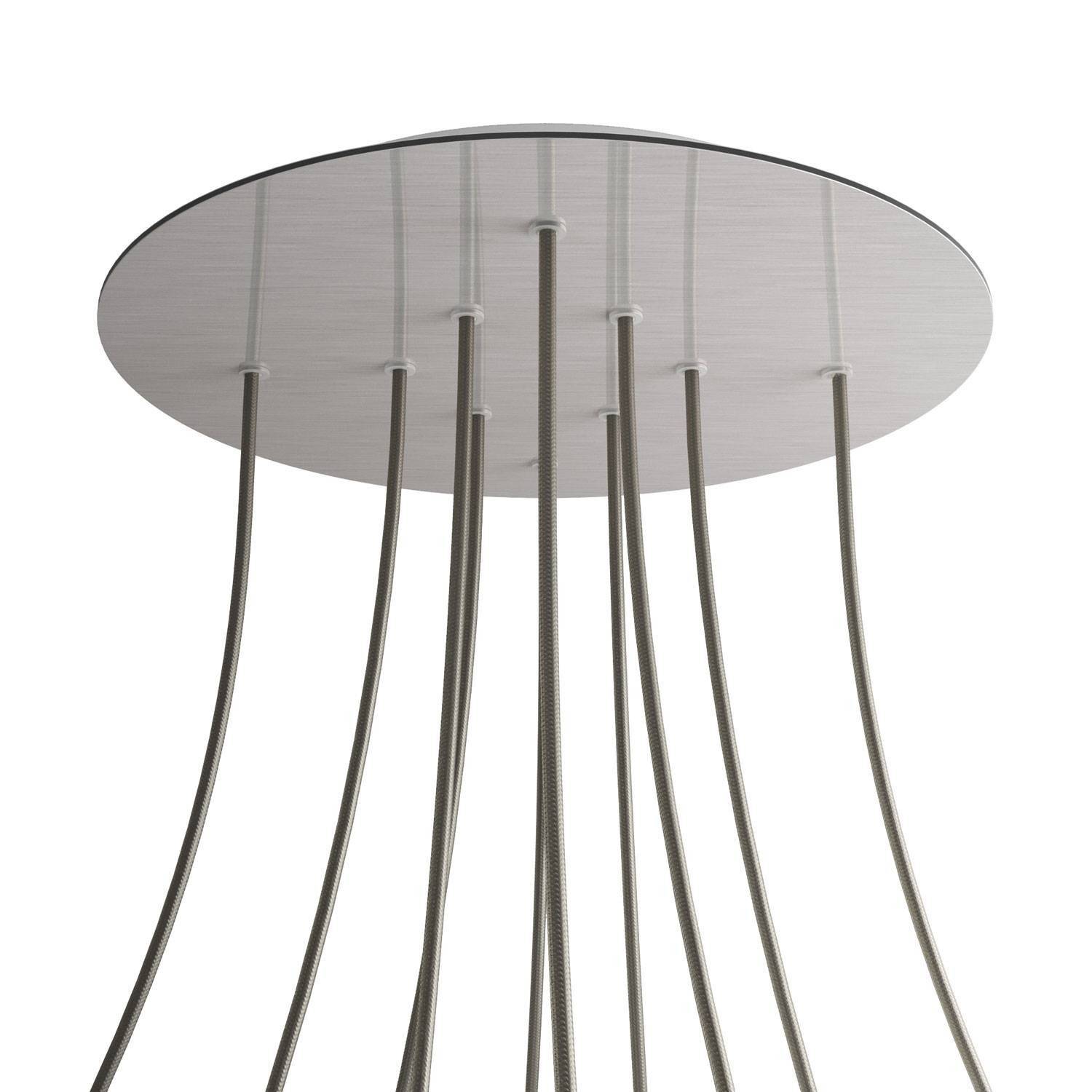 Kruhový stropní baldachýn Rose-One System - průměr 400 mm, kovový materiál