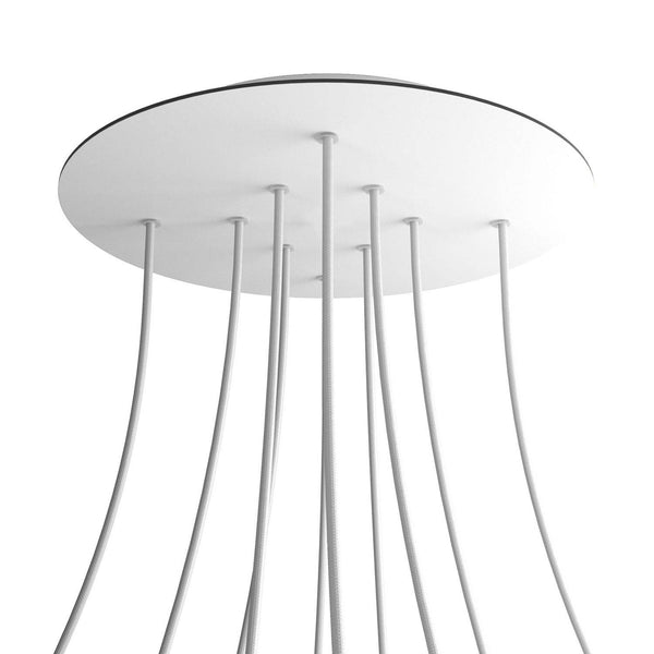 Kruhový stropní baldachýn Rose-One System - průměr 400 mm, kovový materiál