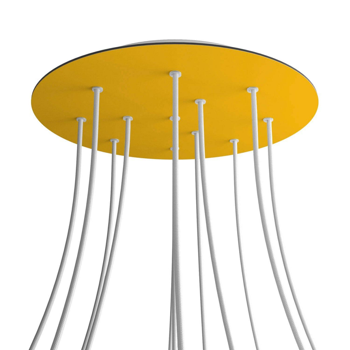 Kruhový stropní baldachýn Rose-One System - průměr 400 mm, kovový materiál