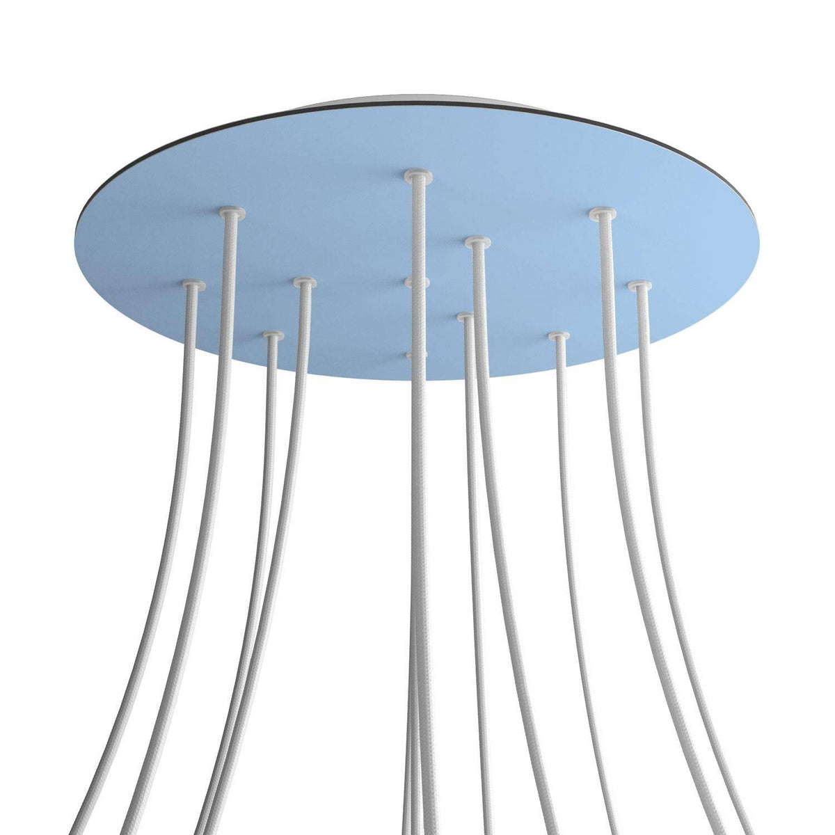 Kruhový stropní baldachýn Rose-One System - průměr 400 mm, kovový materiál