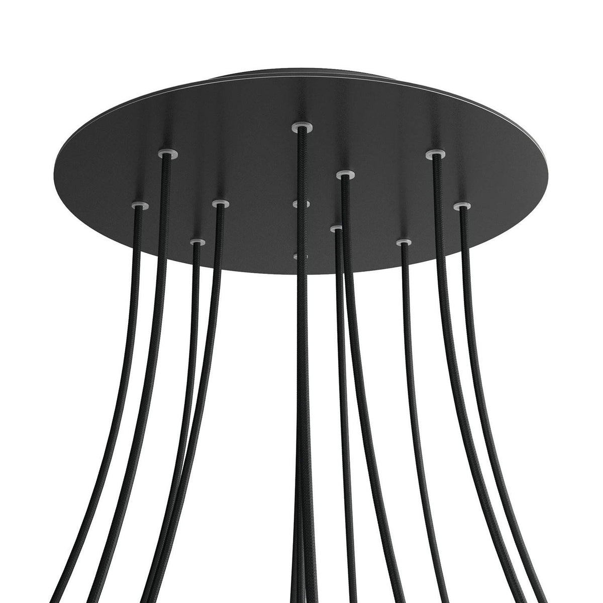 Kruhový stropní baldachýn Rose-One System - průměr 400 mm, kovový materiál
