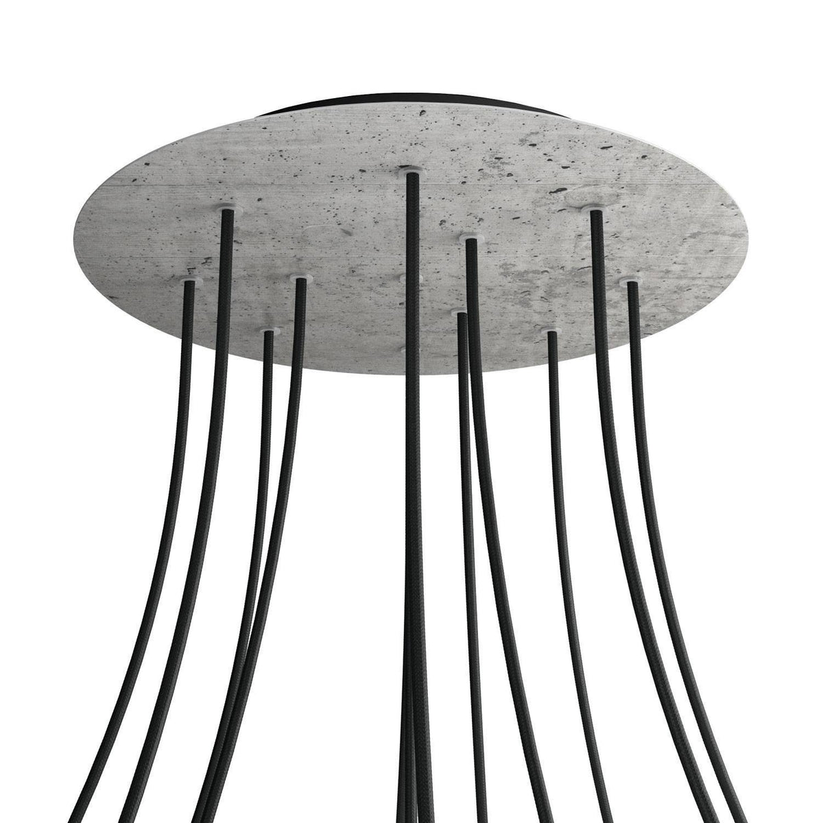 Kruhový stropní baldachýn Rose-One System - průměr 400 mm, kovový materiál