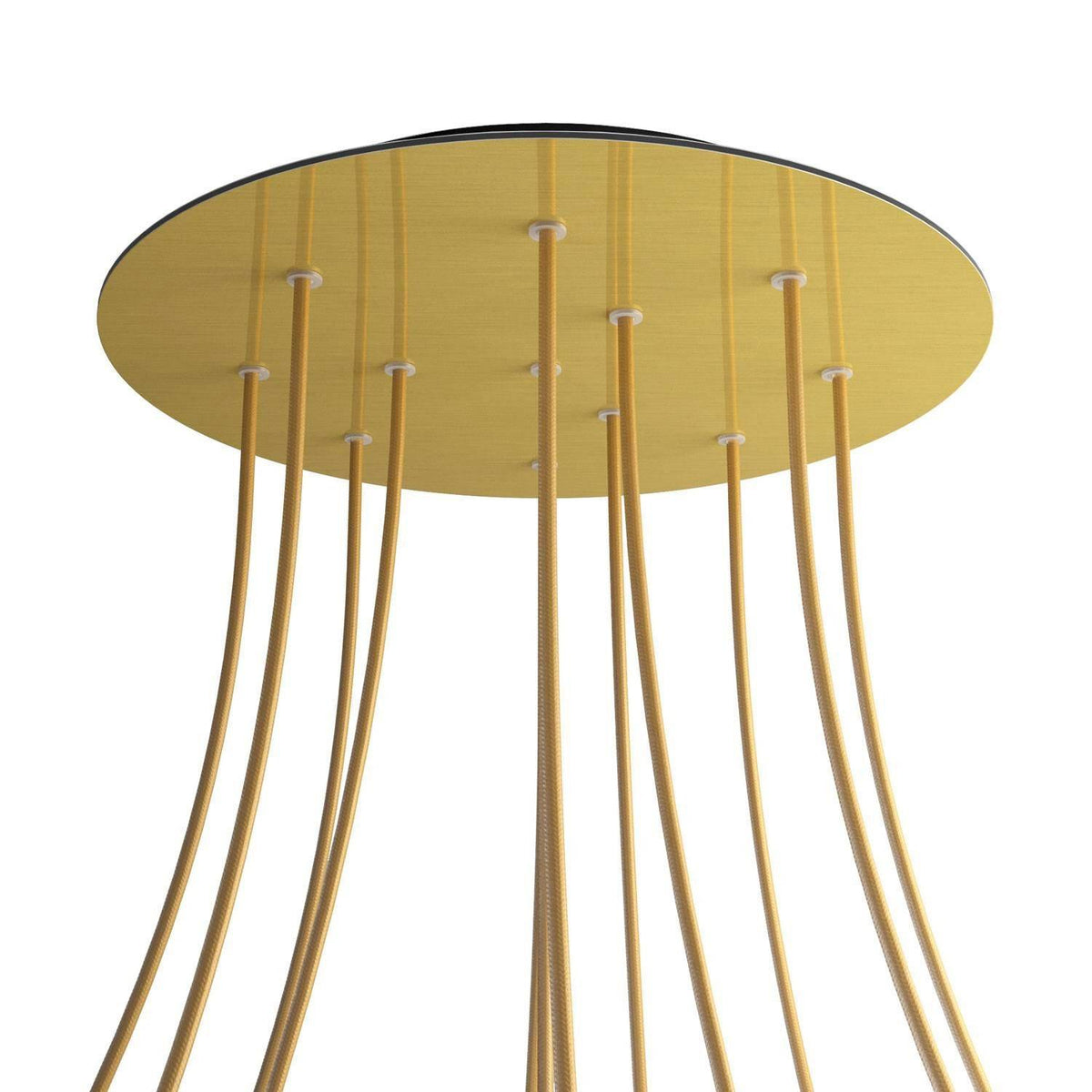 Kruhový stropní baldachýn Rose-One System - průměr 400 mm, kovový materiál