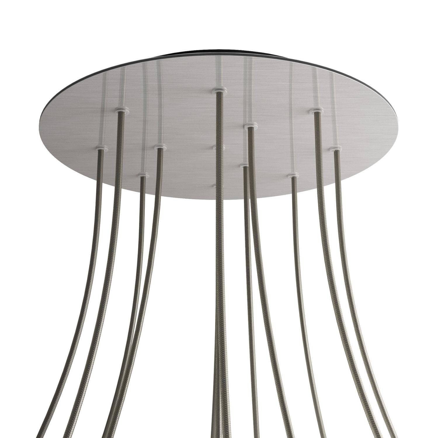 Kruhový stropní baldachýn Rose-One System - průměr 400 mm, kovový materiál