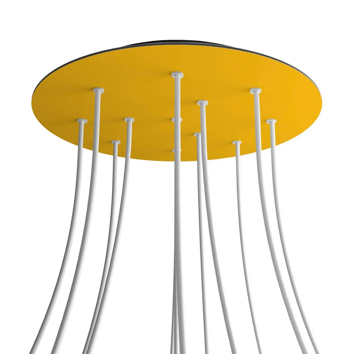 Kruhový stropní baldachýn Rose-One System - průměr 400 mm, kovový materiál