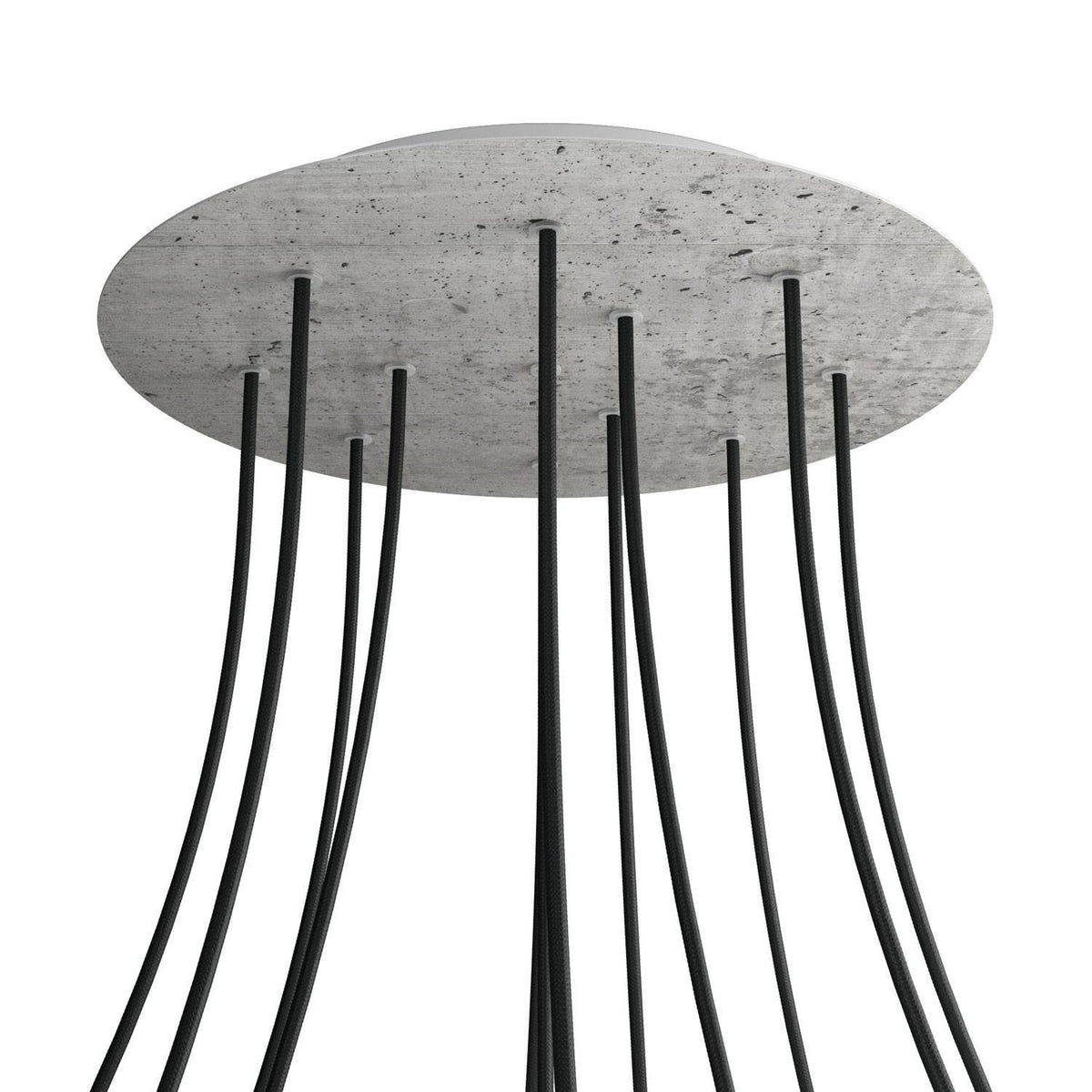 Kruhový stropní baldachýn Rose-One System - průměr 400 mm, kovový materiál