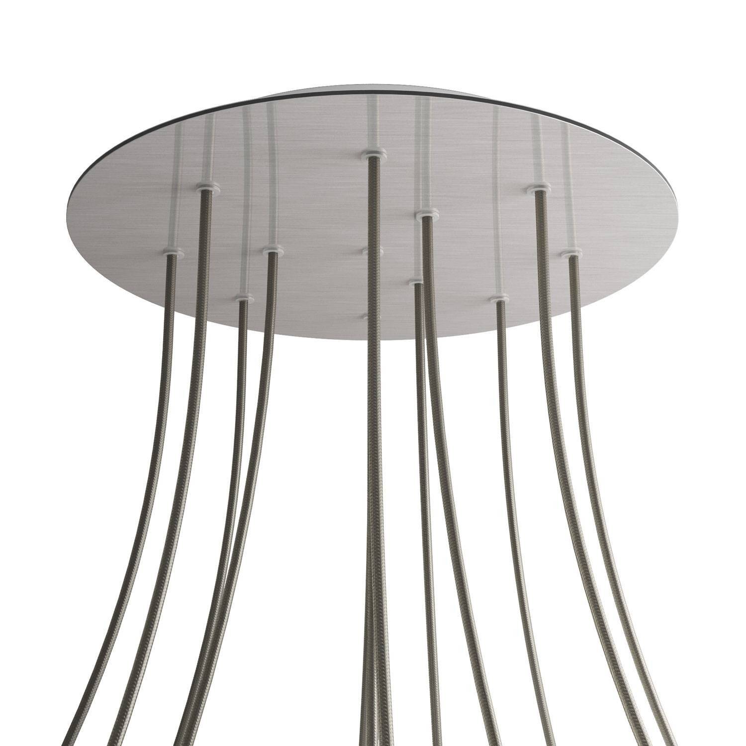 Kruhový stropní baldachýn Rose-One System - průměr 400 mm, kovový materiál