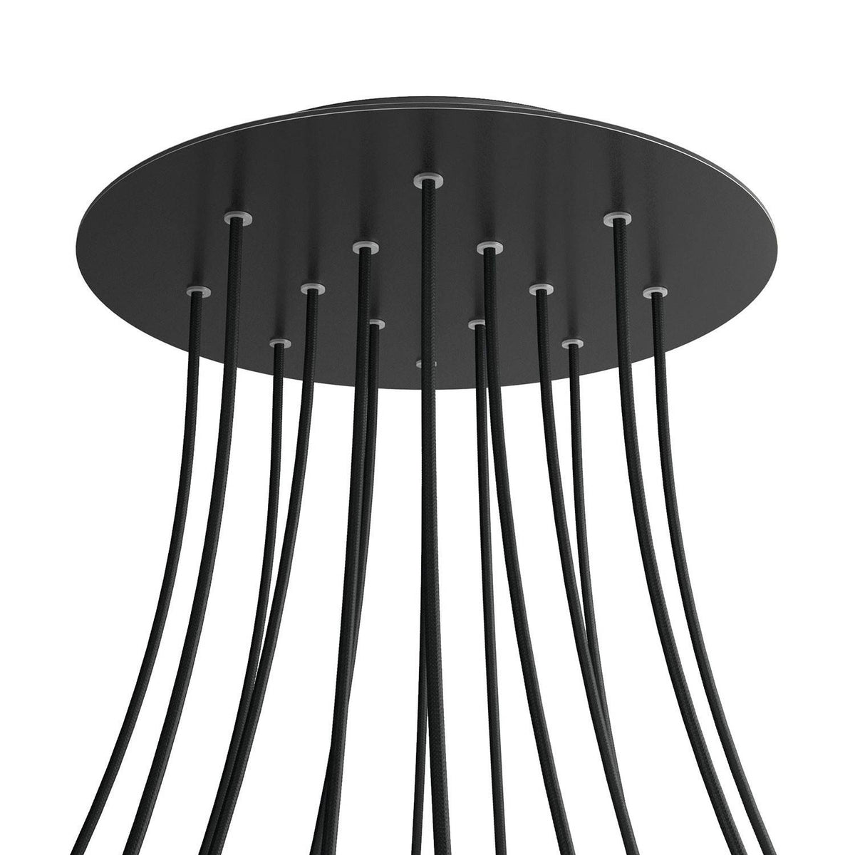 Kruhový stropní baldachýn Rose-One System - průměr 400 mm, kovový materiál