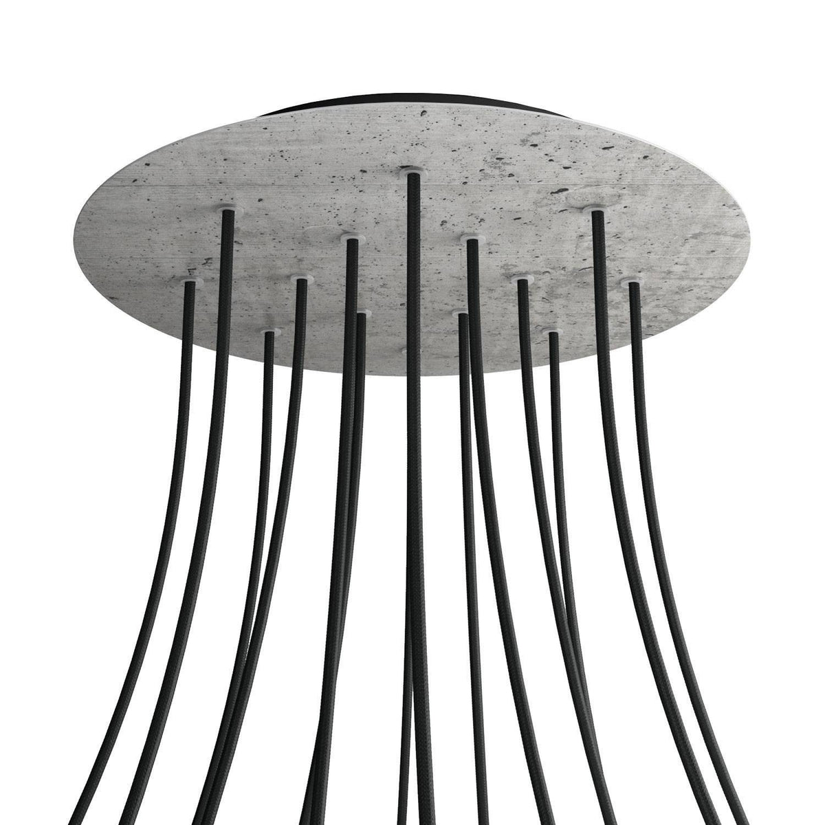 Kruhový stropní baldachýn Rose-One System - průměr 400 mm, kovový materiál