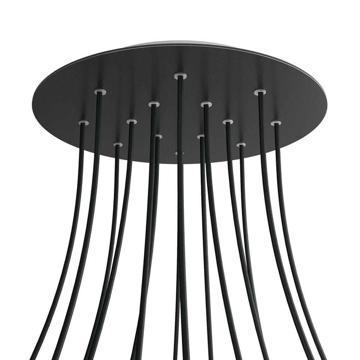 Kruhový stropní baldachýn Rose-One System - průměr 400 mm, kovový materiál