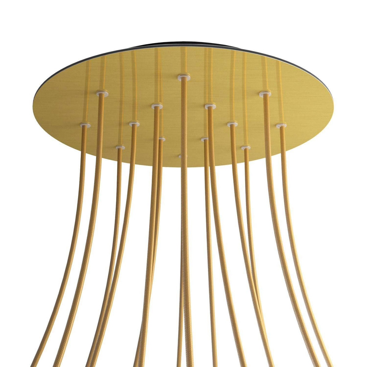 Kruhový stropní baldachýn Rose-One System - průměr 400 mm, kovový materiál