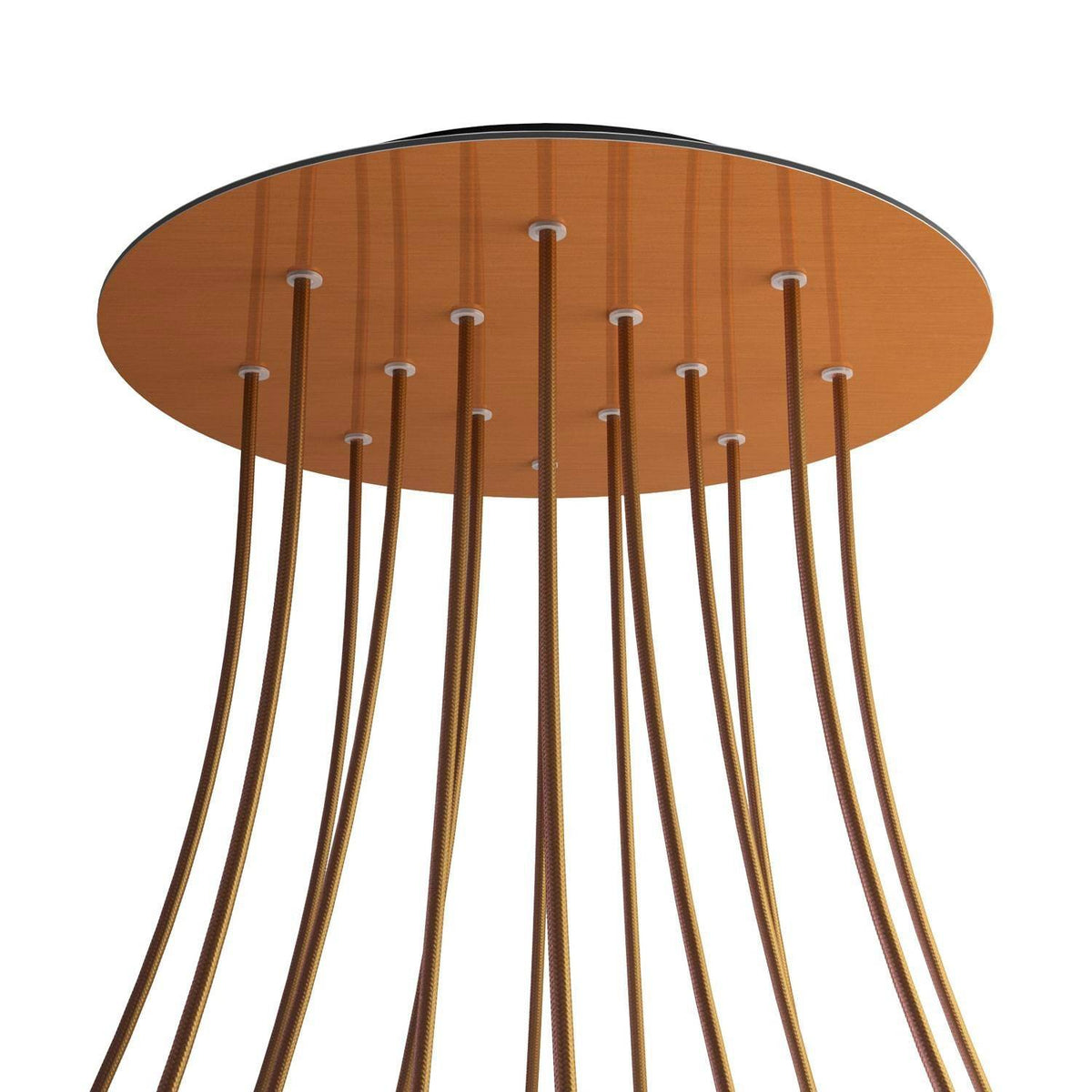 Kruhový stropní baldachýn Rose-One System - průměr 400 mm, kovový materiál