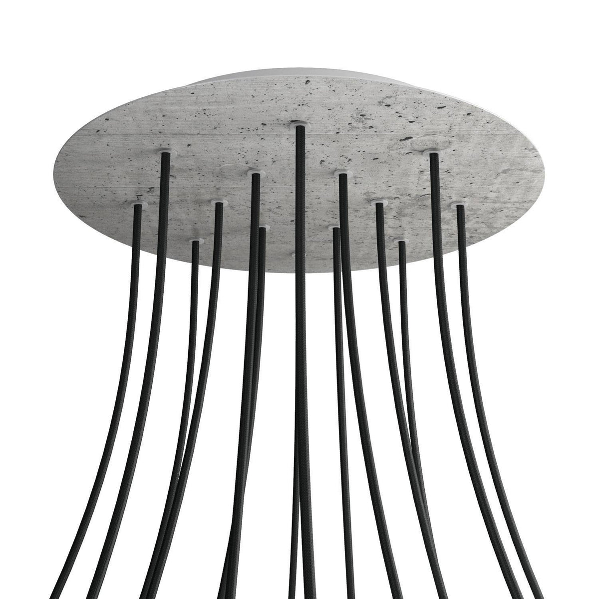Kruhový stropní baldachýn Rose-One System - průměr 400 mm, kovový materiál