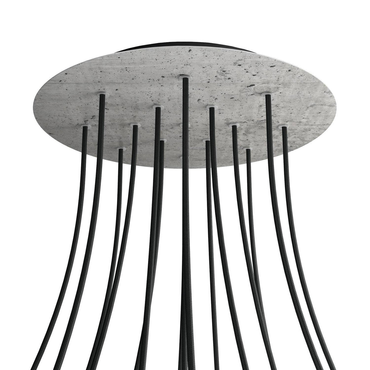 Kruhový stropní baldachýn Rose-One System - průměr 400 mm, kovový materiál